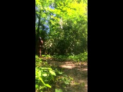 Nude Hippie Lost in the Forest