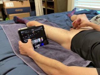 beelzeandelf, watching porn, verified amateurs, male masturbation