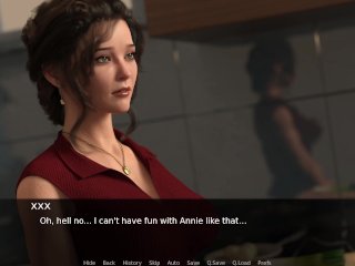 brunette, mother, pc gameplay, point of view