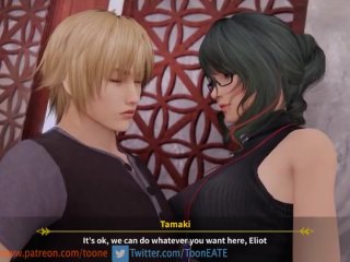 Tamaki Celebrate with bursts  DOAXVV  NSFW Animation