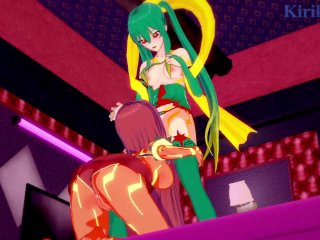 Personified Rayquaza and Groudonengage in intense lesbian_play - Pokémon Hentai