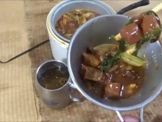 セロリの焼き鳥煮込み食べてみた