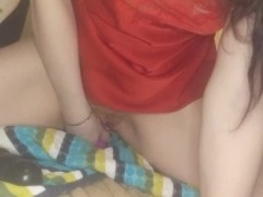 HOT post op trans girl fucks her ass with giant butt plugs till she squirts