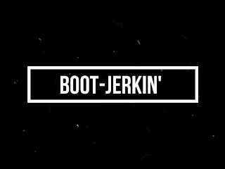 bootjob, solo male, boots, anal