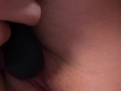 Girly Milf playing with her Beautiful and Sensitive Pussy until she cums hard