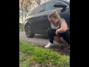 Preview 1 of Public pissing