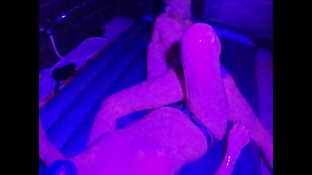 Japanses sex establishment play sexual activity (at a brothel) involving body lotion and an air mat