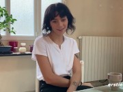 Preview 1 of Sasha Masturbates With a Glass Dildo
