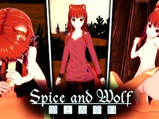 big dick, blowjob, holo spice and wolf, big ass