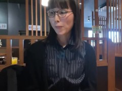 淫乱OLが休日に1人で焼肉を食べる① 15/16