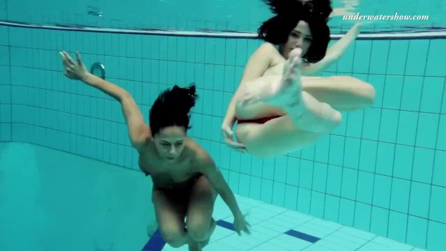 Markova and Zlata hottest lesbians underwater