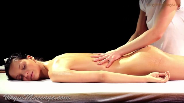 Vera babe massaged for the first time