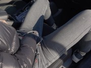 Preview 1 of Amateur Girl In Parking Lot Gets Huge Cock