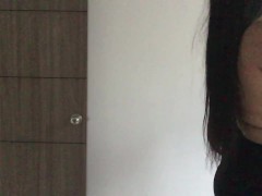 trying on my clothes