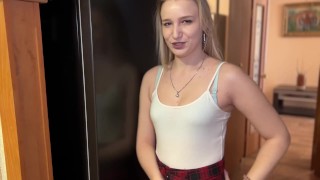 I had to show this cheeky teen tenant who's the boss here and fuck her properly! - Part 2