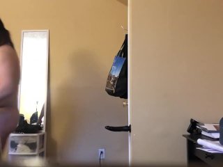 Sliding a BBC dildo in my ass