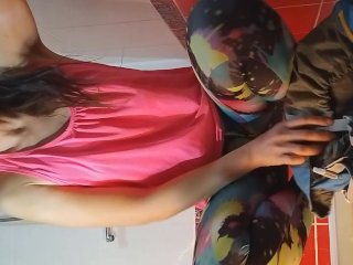 DILDO exercises in GYM SHOWER during CARDIO Training Break # Fun to be naughty