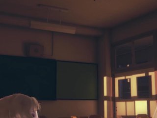Hentai Uncensored_3D - Hermi Blowjob and Handjob_at University