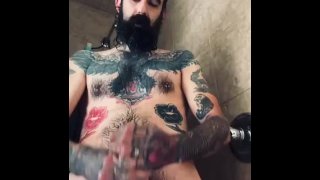 Two-Handed Large Dick Shower