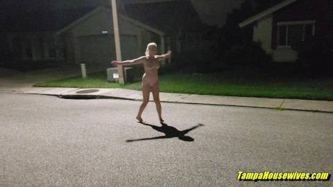 Stripping Full Nude and Masturbating in Public