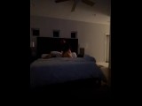 Stepbrother catches stepsister masturbating and asks to join in 
