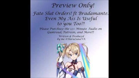 [F4M] Fate Slut Order Audio - Even My Ass Is Useful To You Too?! ft Bradamante