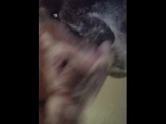 Solo BBC masterbation for white girl 