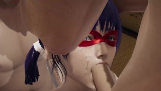 疲れ果てるまで複数の絶頂とオーガズムを持つ三人組の LadyBug