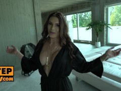 Video POV - Facialized threeway booty babe Kitana Lure wants her stepdaddy's cock