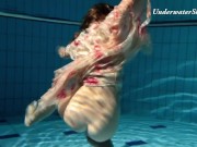 Preview 5 of Cute smoking hot babe Edwiga underwater