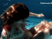 Preview 6 of Cute smoking hot babe Edwiga underwater
