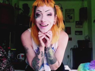 solo female, squirter, pussy, tattoos