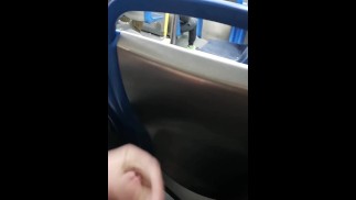 Horny Guy Jerks Off On Public Bus