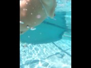 Preview 6 of Young Natural Saggy Boobs Bouncing And Floating Underwater And Much More!