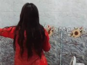 Preview 1 of Desi Mom Pissing And Shaving Pussy On Chaand Raat Before Eid Day
