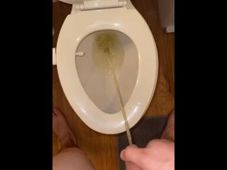 Pissing in a Bathroom