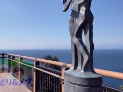 観光地でおっぱいを露出する美人日本人女性 Vol.5 - Screenshot 10 of 16 - Public
