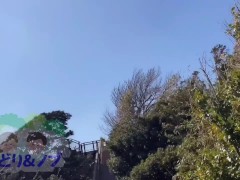 観光地でおっぱいを露出する美人日本人女性 Vol.5 - Screenshot 7 of 16 - Japanese Amateur