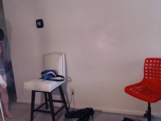 Wardrobe Malfunction so Maolo Paul Jerks His Bar3 Boner!!!