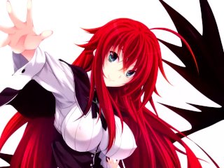 Rias welcomes her new servant - hentai JOI