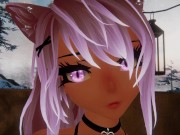 Preview 5 of Catgirl Girlfriend Makes a Video For You While on Vacation (JOI)