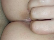 Preview 3 of Virgin ass close up fingering for the first time 4K AMATEUR VIDEO