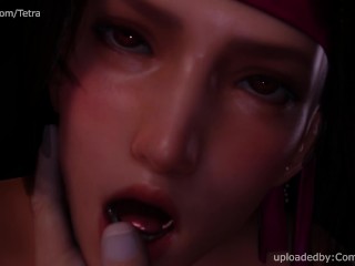 Final Fantasy Jessie Ralistische Porno-animatie! Jessie Krijgt Een Grote Lul in Haar!