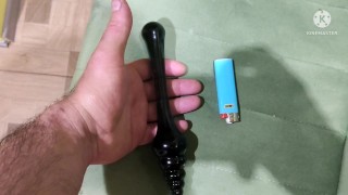 Anal Toy Made Of Black Glass