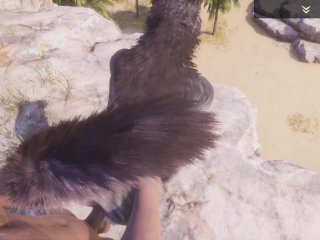 Rasha Furry Wolf Girl Fucks Big Guy