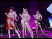 Preview 4 of [MMD] CHUNG HA - Snapping Hot Striptease Ahri Akali Kaisa Evelynn Seraphine KDA 4K 60FPS