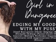 Preview 5 of ASMR | Edging you with my pussy because you're my good boy | Fdom | Erotic Audio