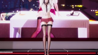 MMD Černá Růžová Lisa Swalla Tifa Lockhart Sexy Kpop Dance Ff7 Final Fantasy