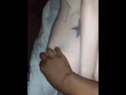 Preview 4 of Skinny Tatted Stripper Slut Taking The BBC Like It's Nothing