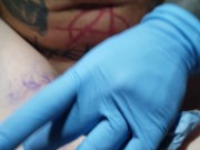 Preview 4 of Getting pussy tattooed and fucked